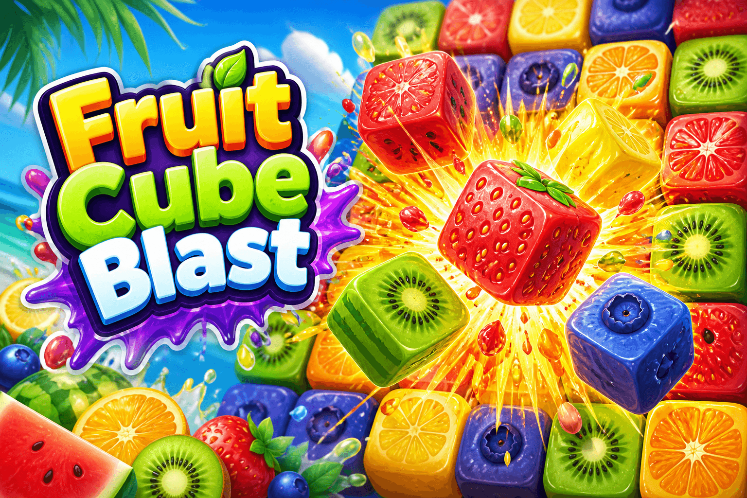 Fruit Cube Blast logo