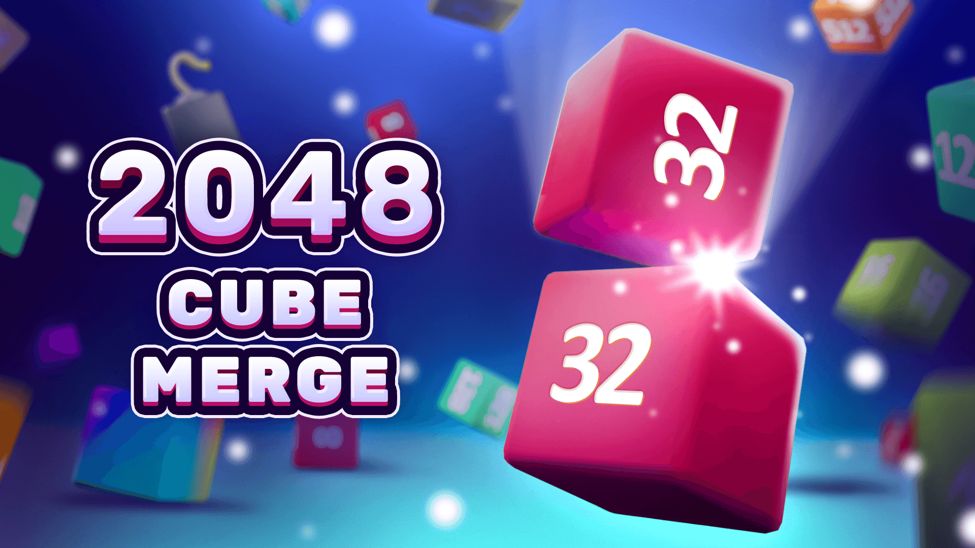 2048 Cube Merge logo