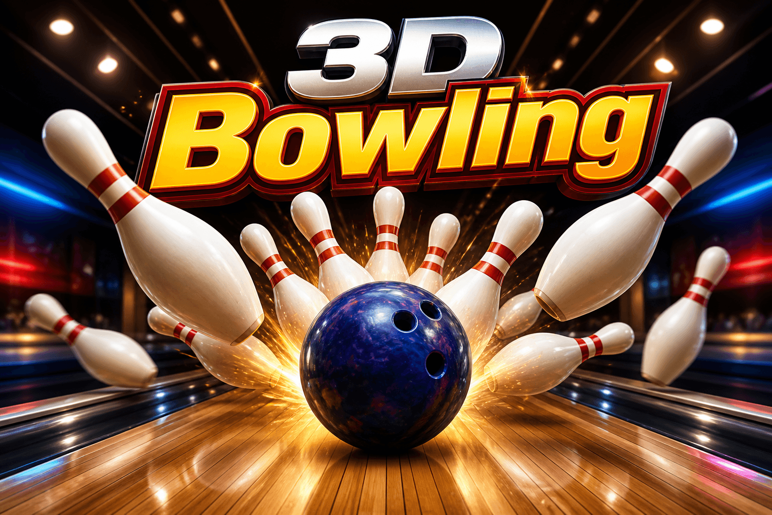 3D Bowling logo