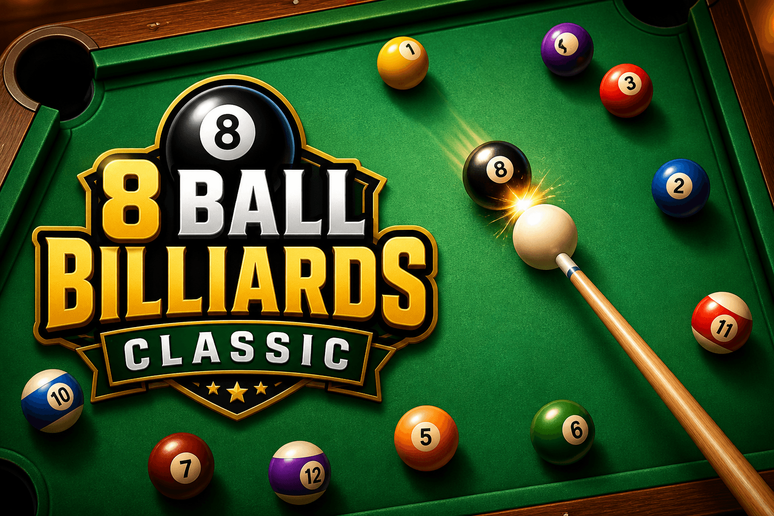 8 Ball Billiards Classic logo