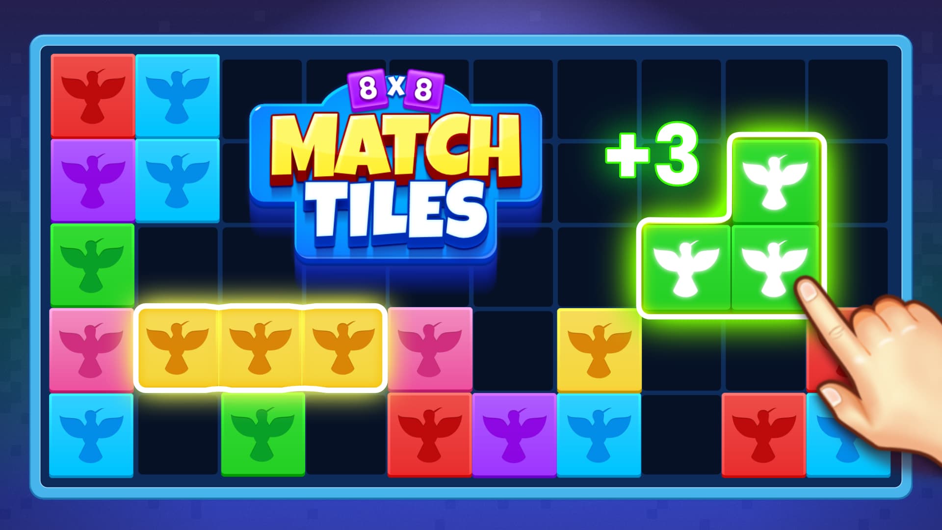 8x8 Match Tiles logo