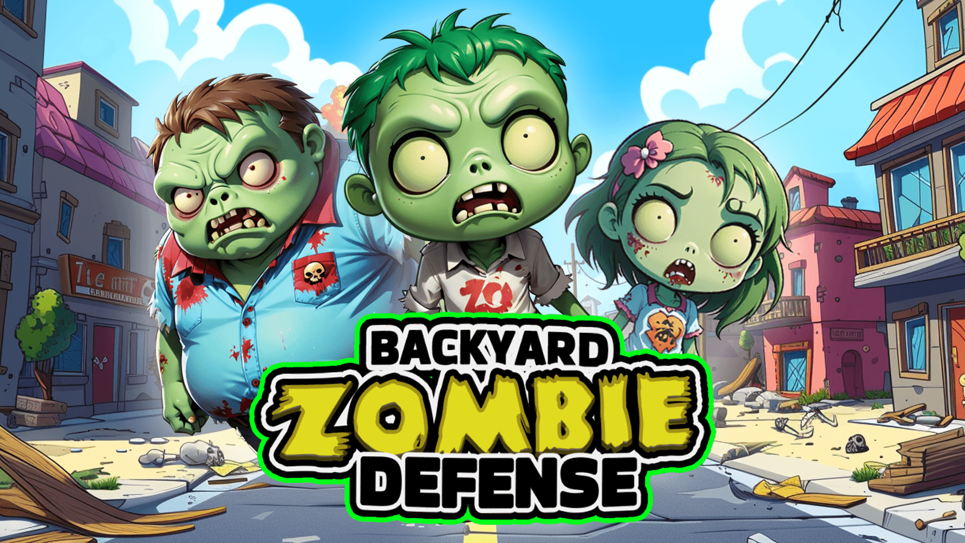 Backyard Zombie Defense logo