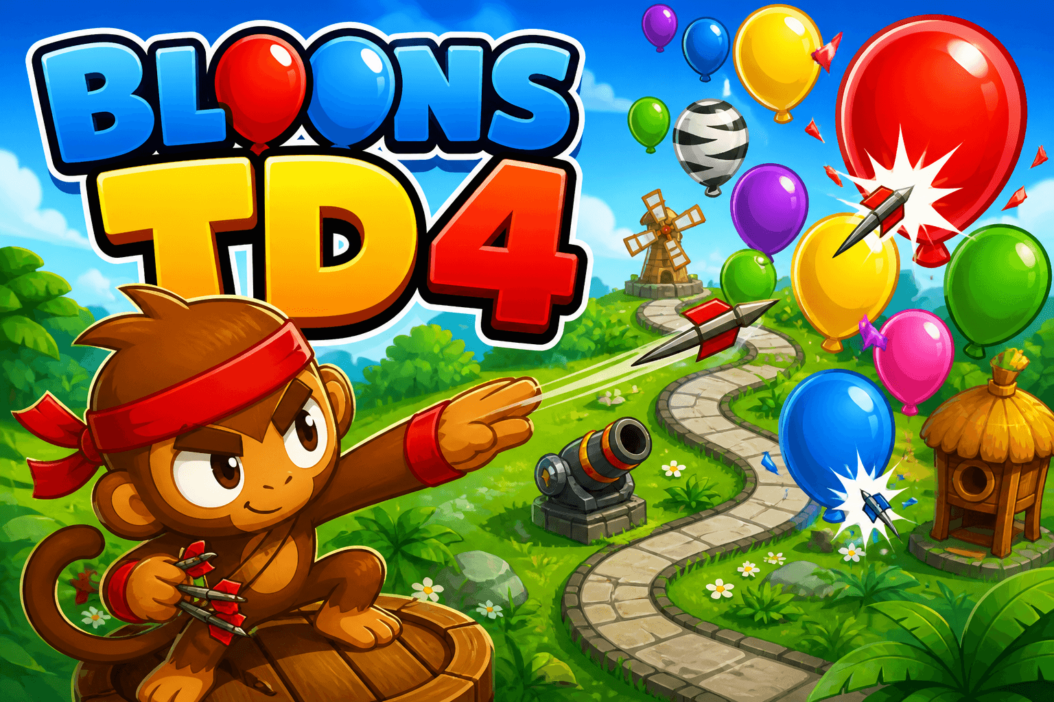 Bloons Tower Defense 4 logo