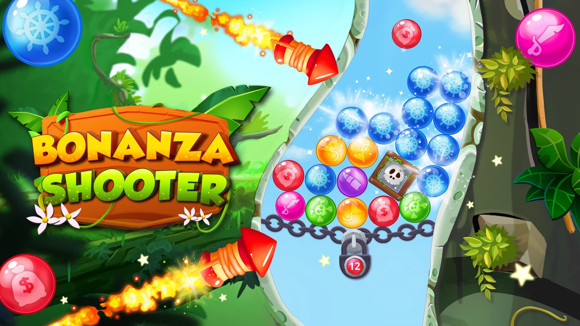 Bonanza Shooter Bubble logo