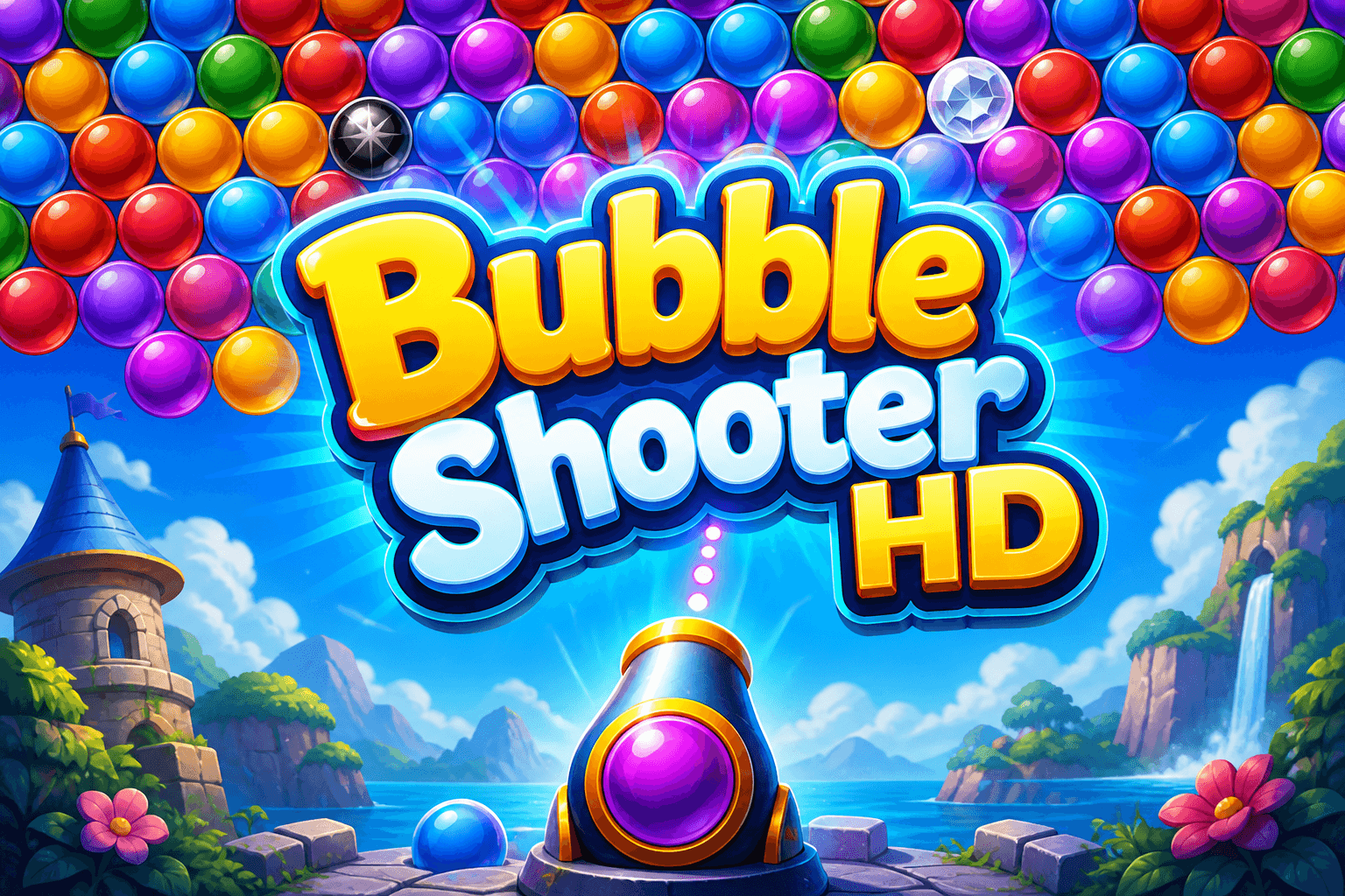 Bubble Shooter HD logo
