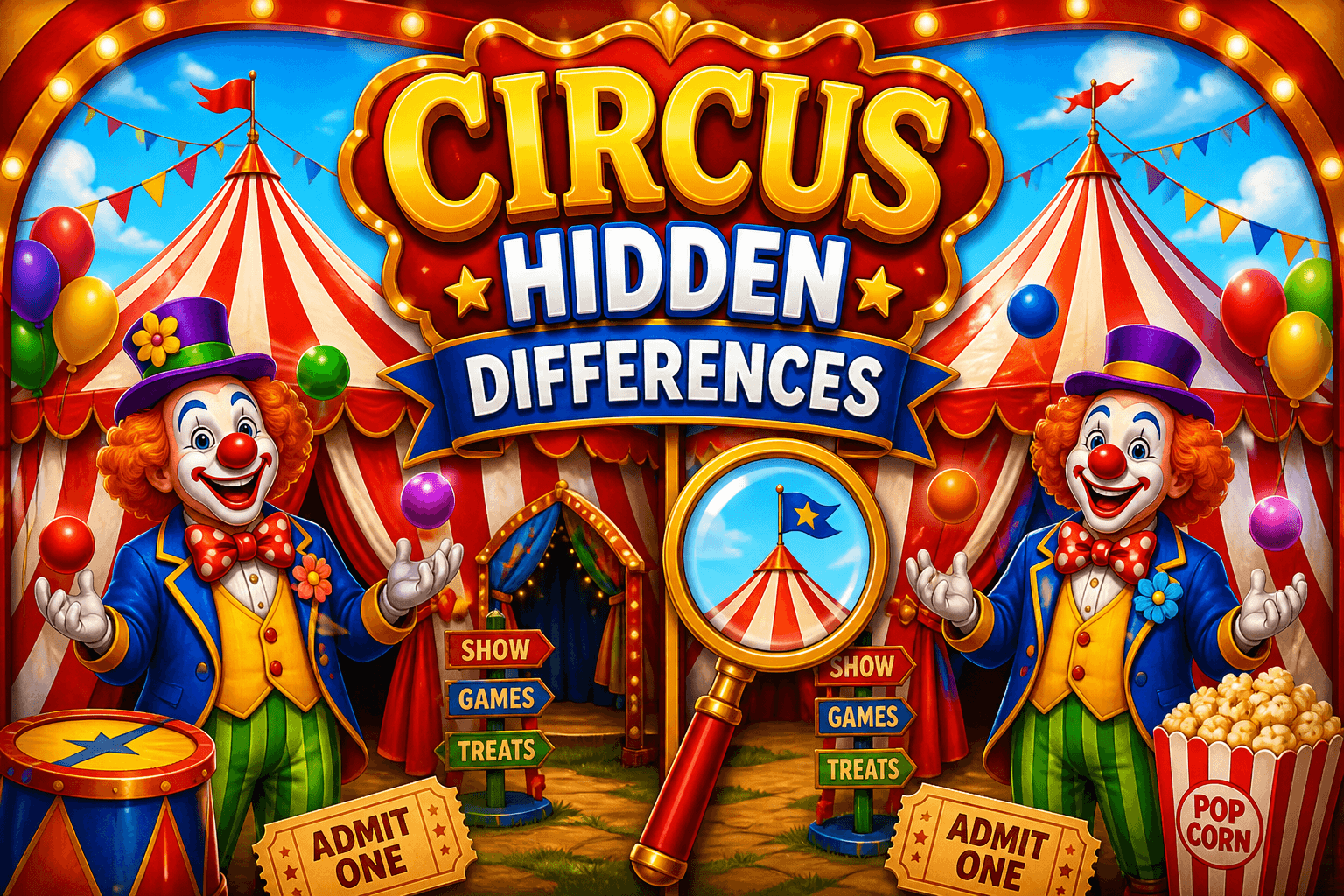 Circus Hidden Differences logo