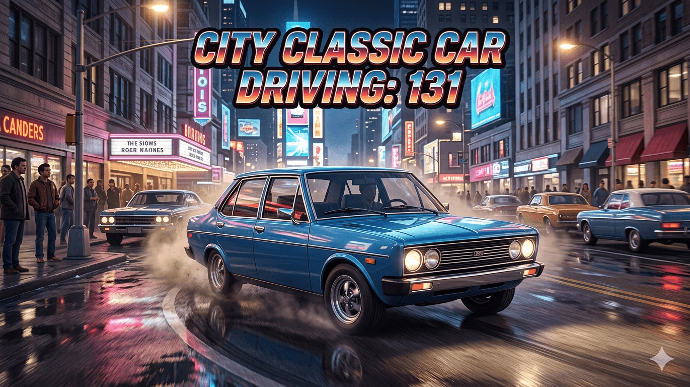 City Classic Car Driving: 131 logo