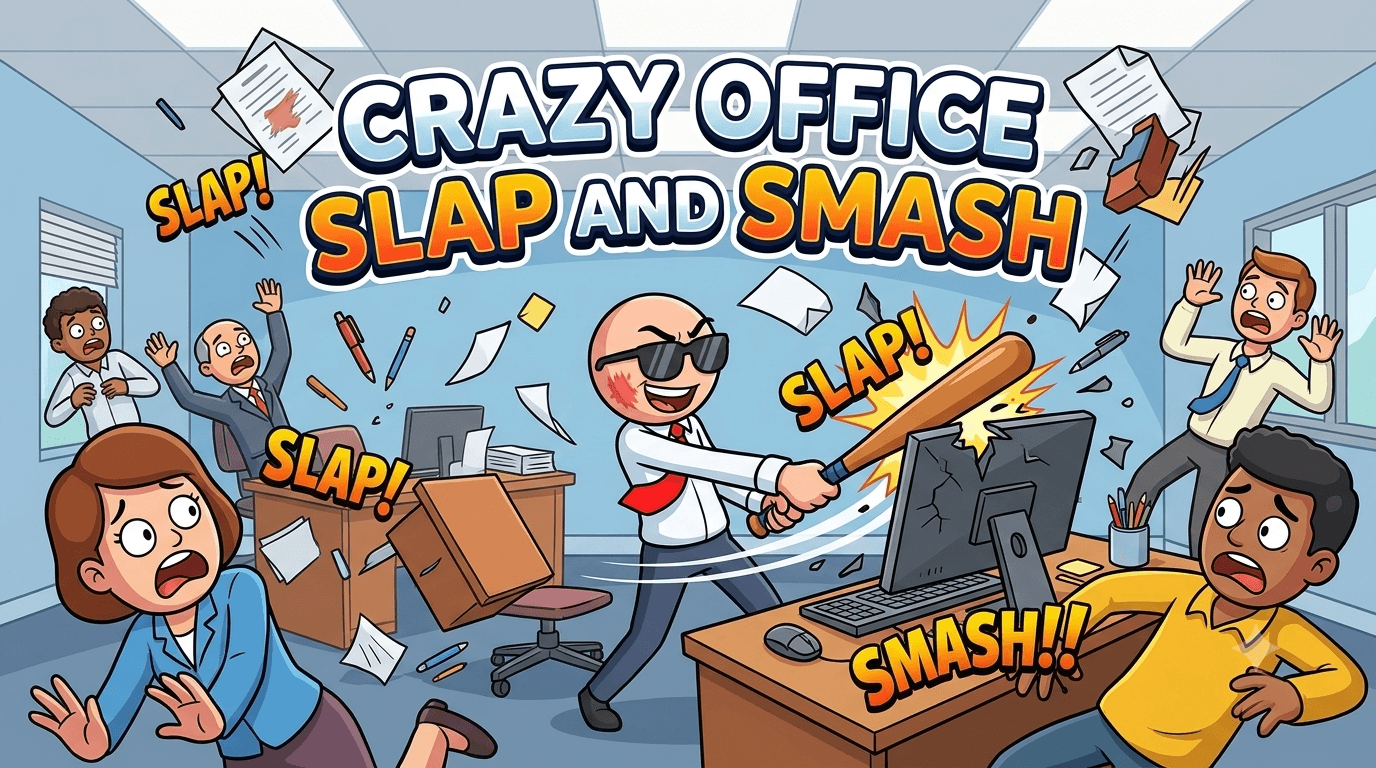 Crazy Office Slap and Smash logo