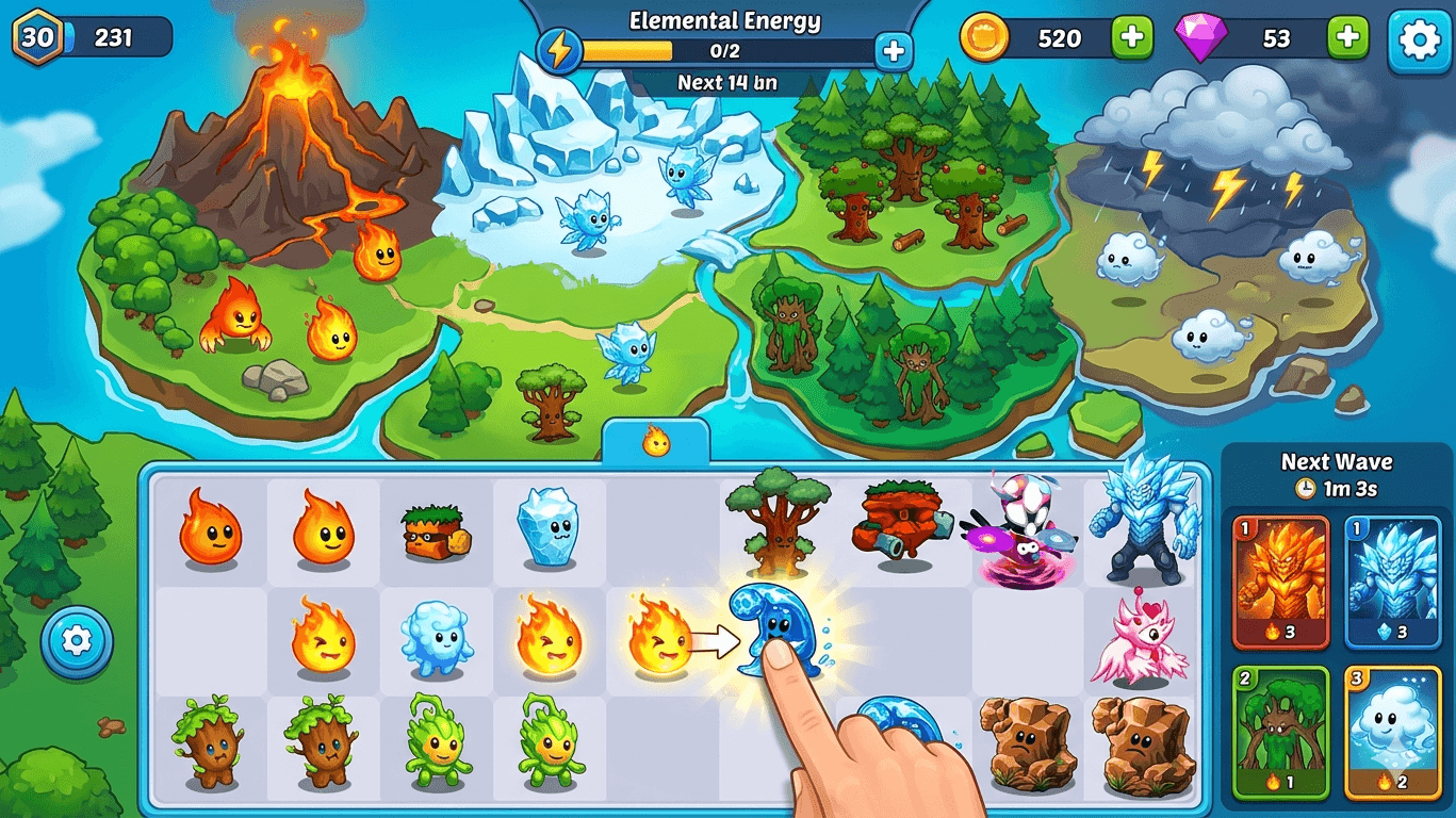 Elemental Merge logo