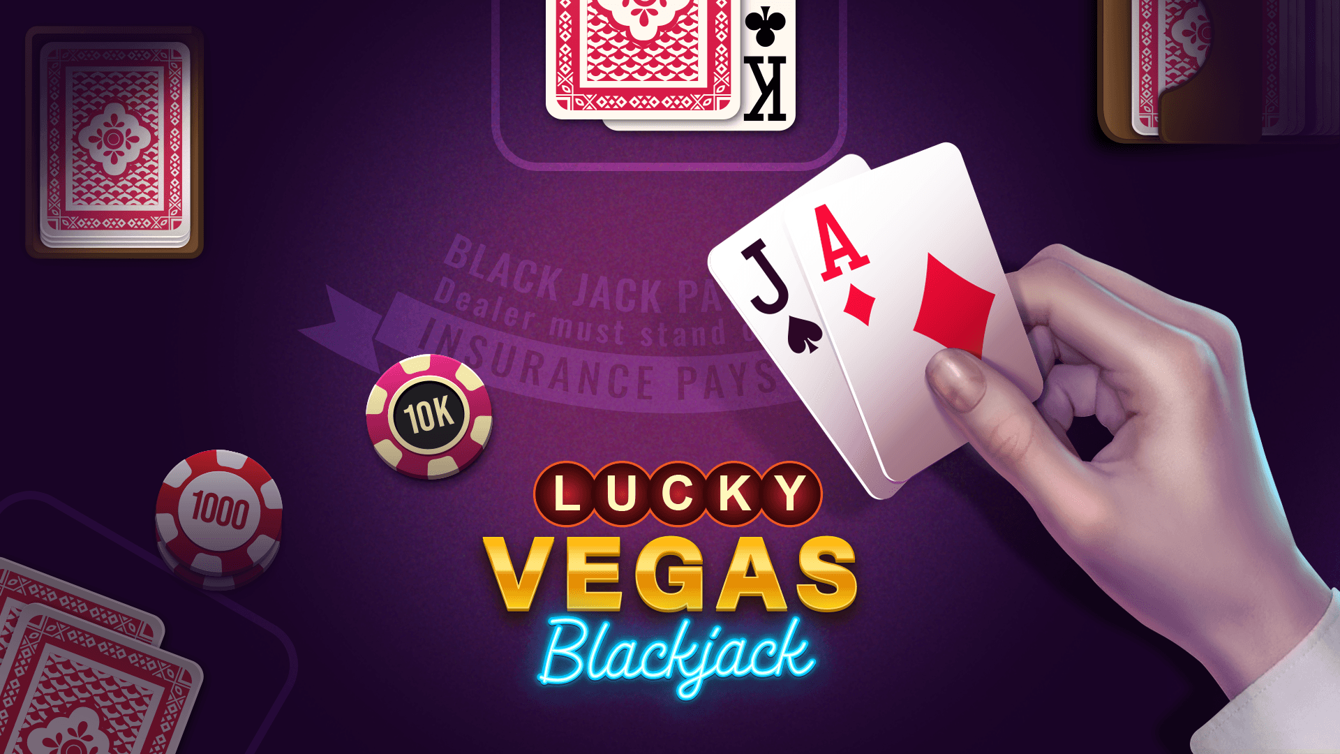Lucky Vegas Blackjack logo