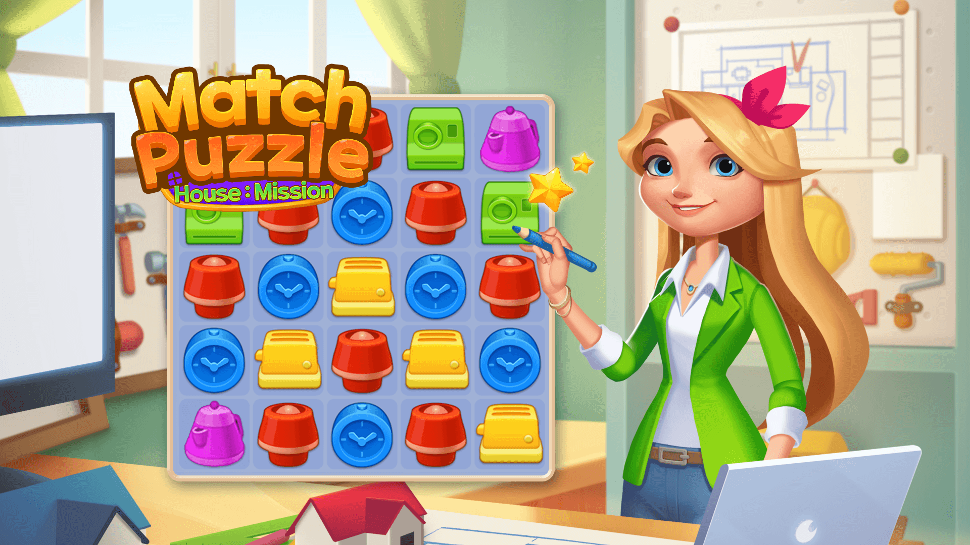Match Puzzle House logo