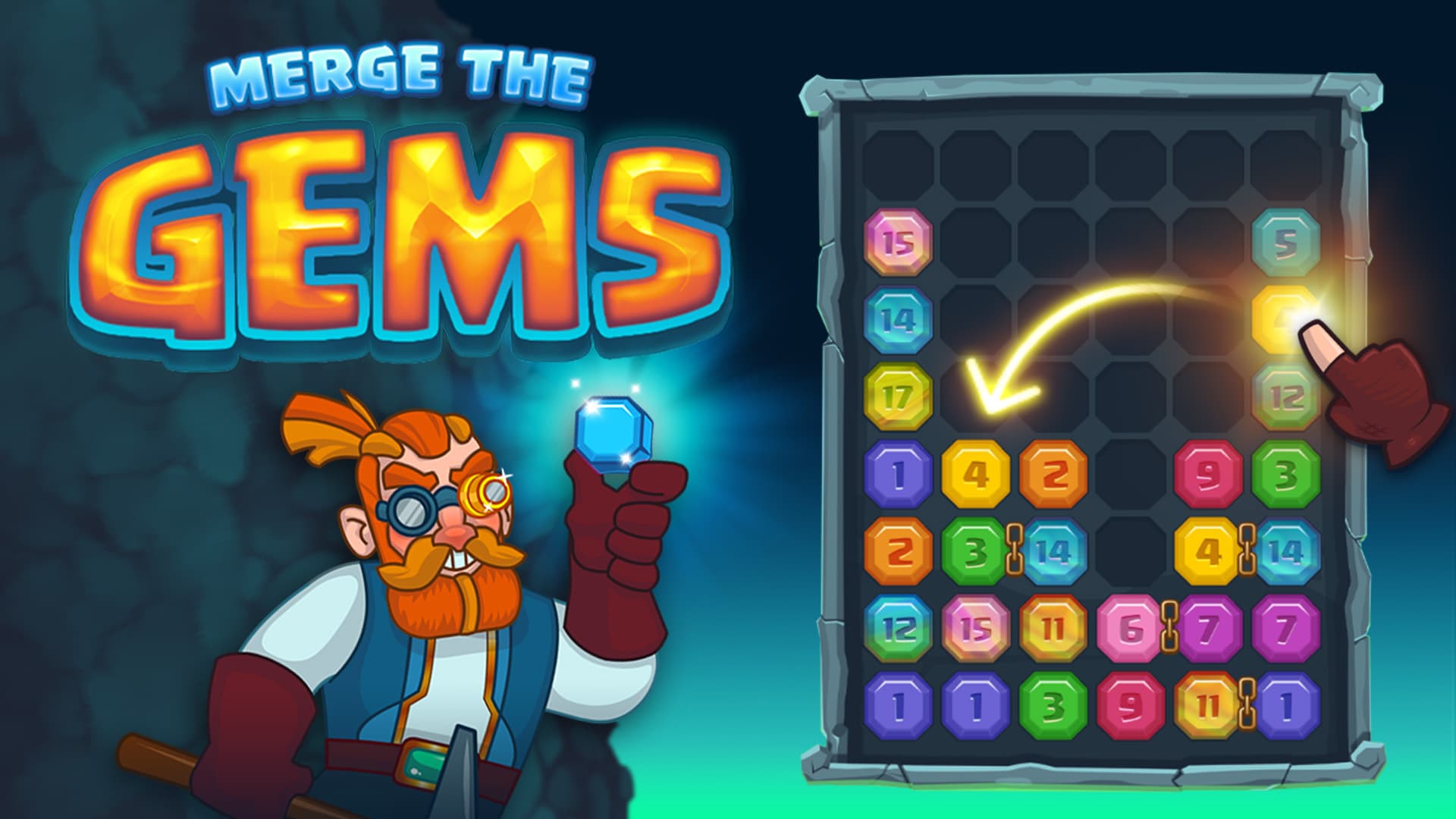 Merge the Gems logo