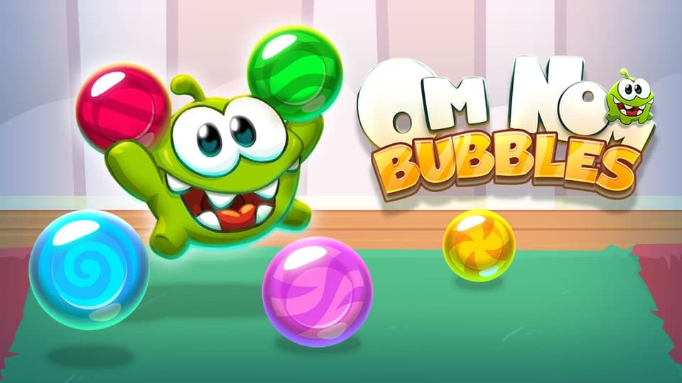 Om Nom Bubbles logo
