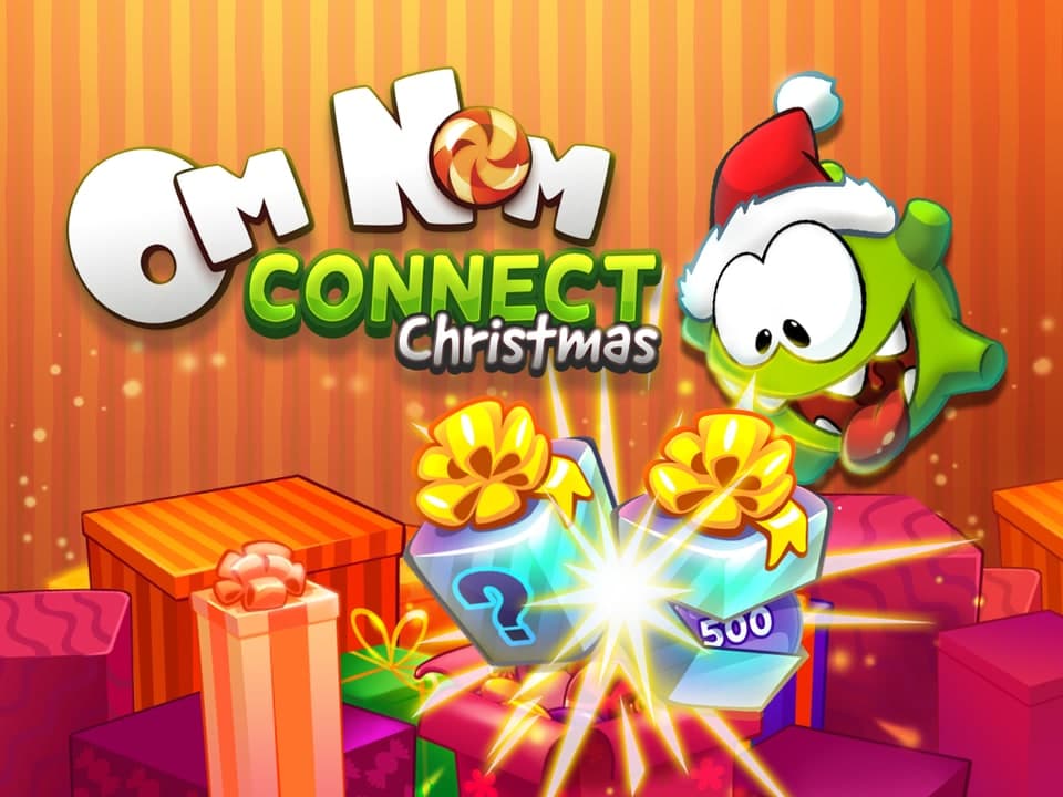 Om Nom Connect Xmas logo
