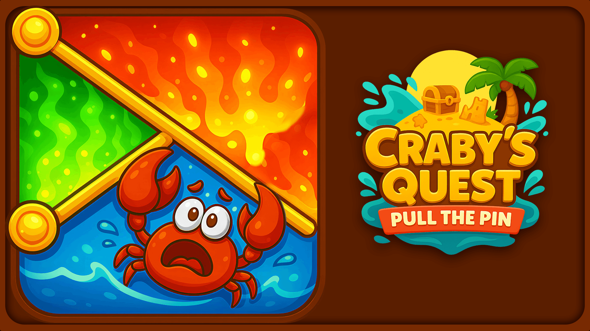 Pull the Pin Craby Quest logo