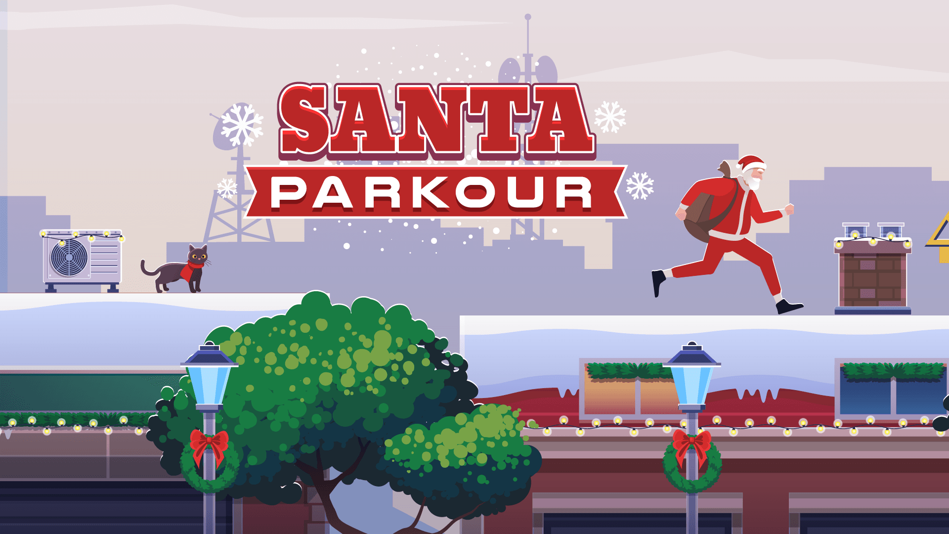 Santa Parkour logo