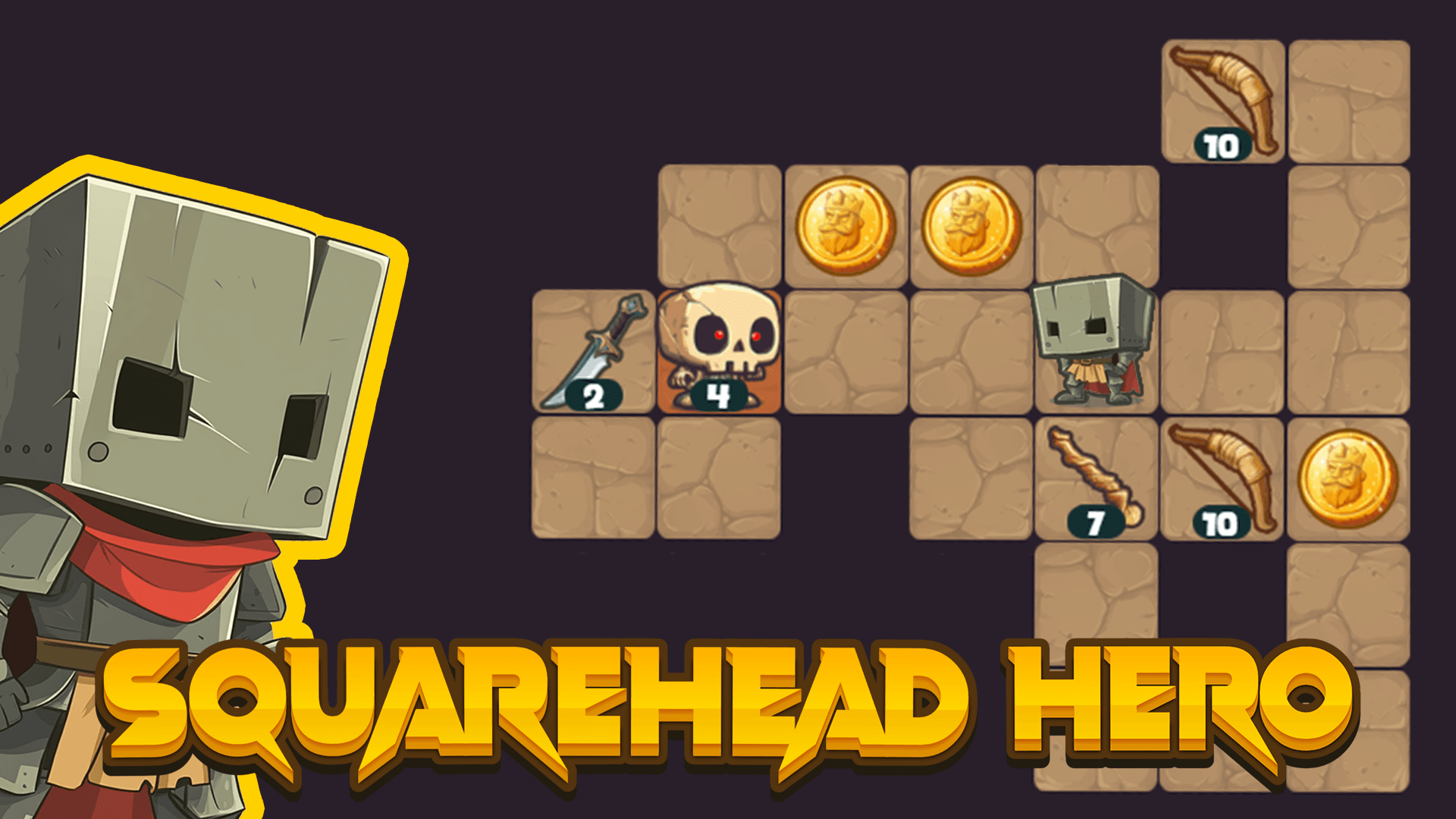 Squarehead Hero logo