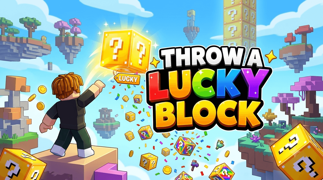 Throw a Lucky Block logo