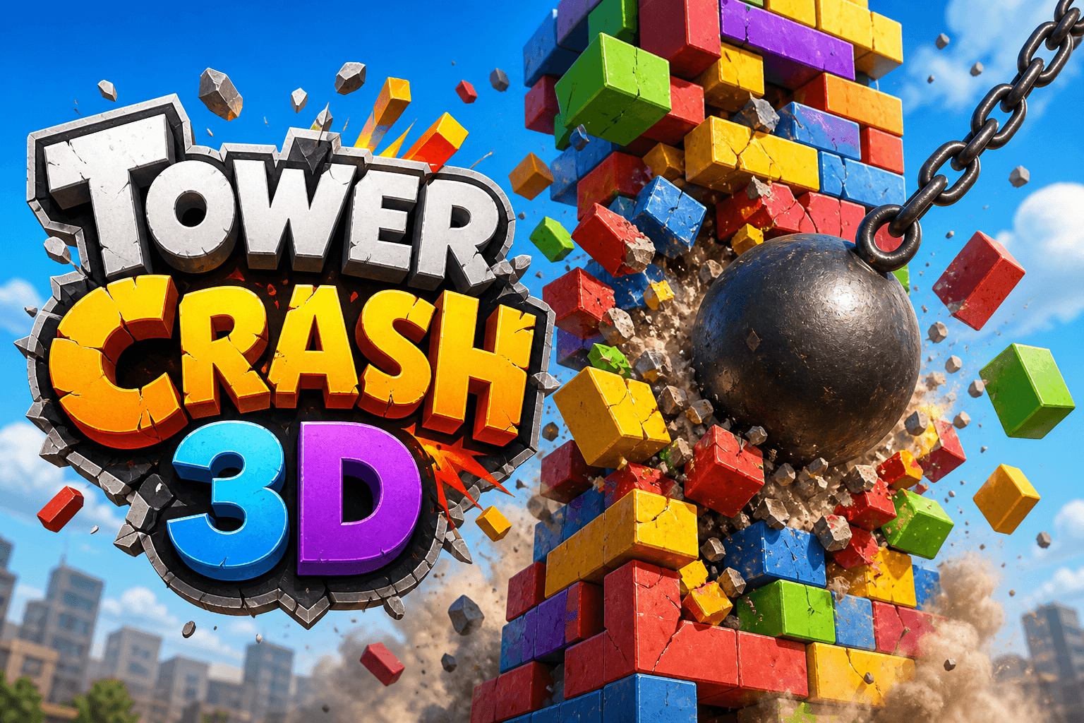 Tower Crash 3D logo