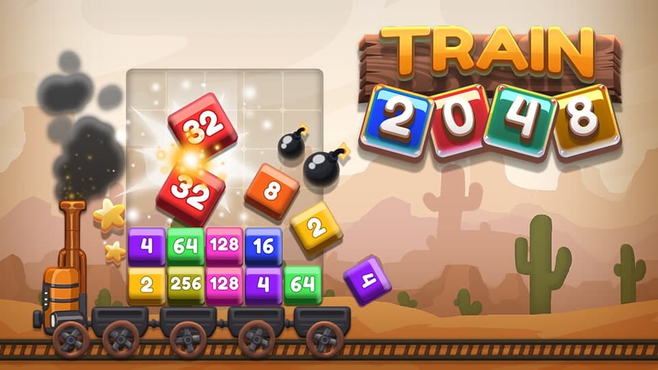 Train 2048 logo