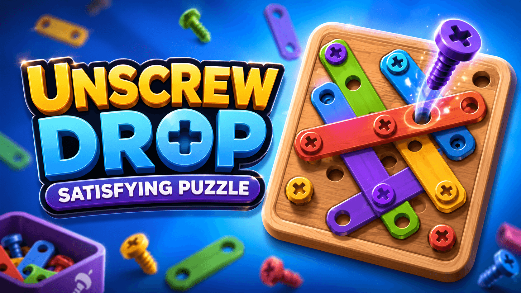 Unscrew Drop Satisfying Puzzle logo