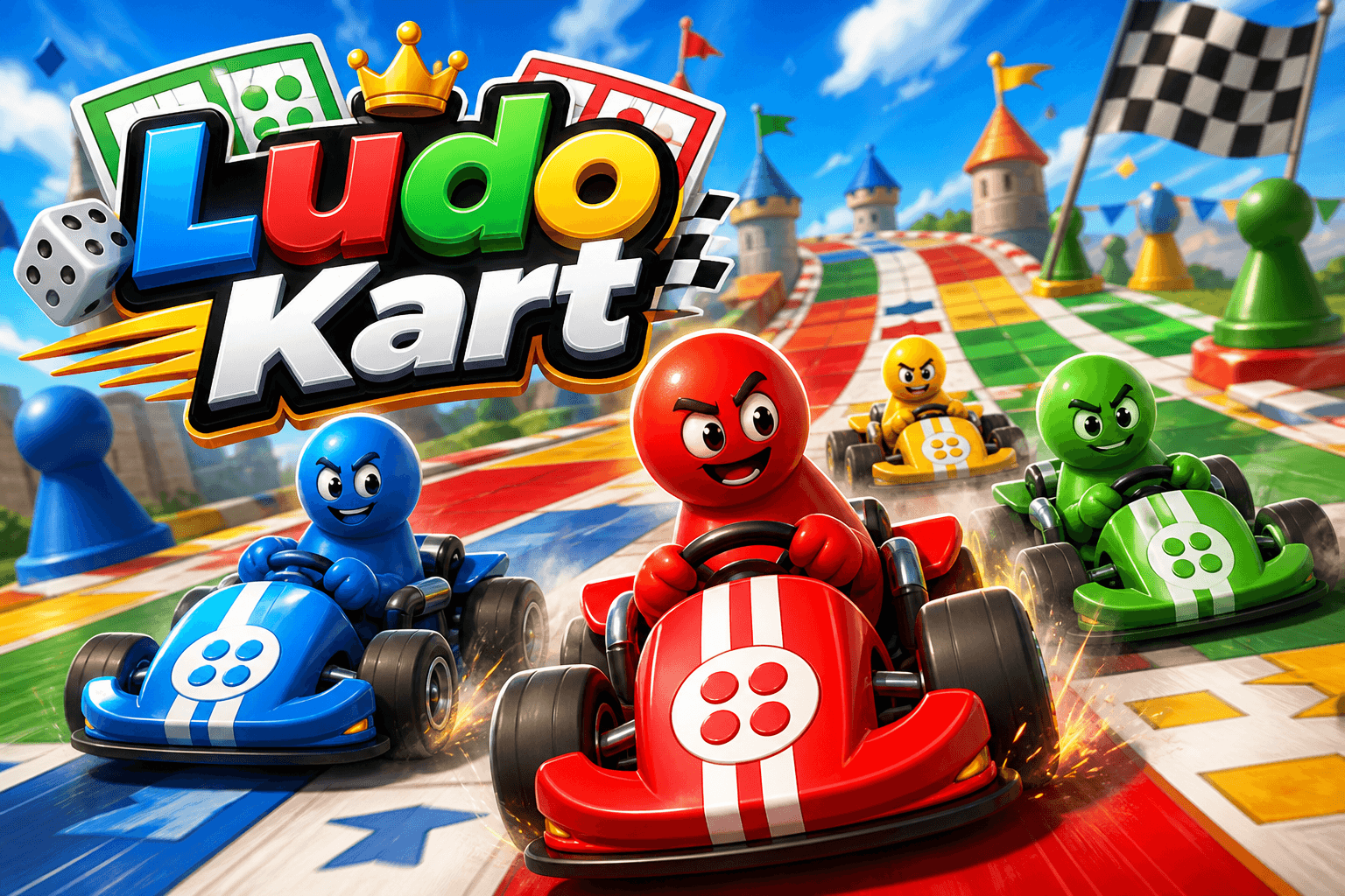 Ludo Kart logo